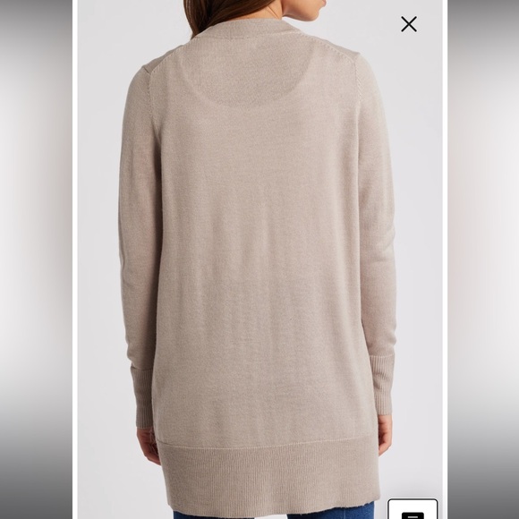 Nordstrom Everyday Open Front Cardigan - Picture 2 of 8